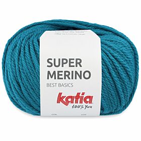 Katia Super Merino - 18 petrolblauw - Wol/Acryl Garen