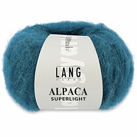 Lang Yarns Alpaca Superlight 188 petrolblauw - Wol Garen