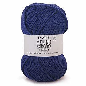 DROPS Merino Extra Fine Uni Colour - 20 donkerblauw - Wol & Garen