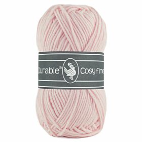 Durable Cosy Fine 203 light pink / lichtroze - Katoen/Acryl Garen