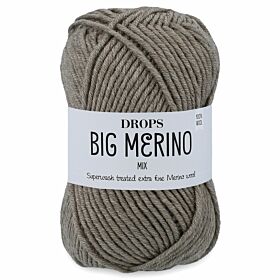 DROPS Big Merino 21 greige (mix) - Wol Garen