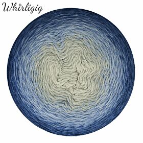 Scheepjes Whirligig 212 sapphire to blue - Garencake getwijnd wol alpaca