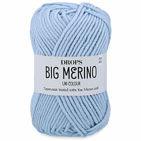 Drops Big Merino 23 ijsblauw / babyblauw (Uni Colour) - Wol Garen