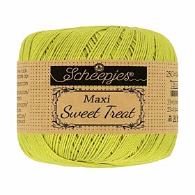 Scheepjes Maxi Sweet Treat - 245 green yellow - Gemerceriseerd Katoen