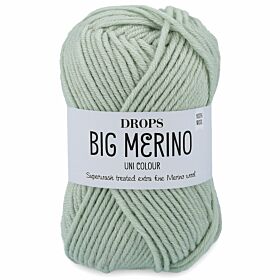 DROPS Big Merino 25 pistache ijs / mintgroen (Uni Colour) - Wol Garen