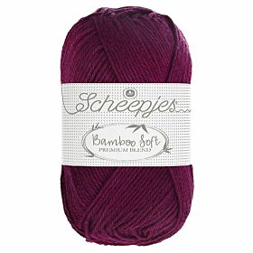 Scheepjes Bamboo Soft 251 deep cherry / bordeaux - Bamboe/Katoen Garen