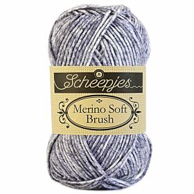 Scheepjes Merino Soft Brush - 253 potter / blauwgrijs - Wol Garen