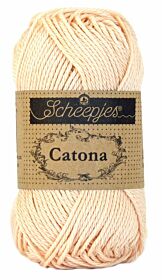 Scheepjes Catona 50 gram - 255 shell / nude / lichtbeige - Katoen Garen