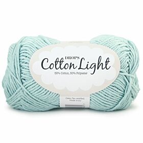 DROPS Cotton Light Uni Colour - 27 mint - Katoen/Polyester Garen
