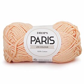 DROPS Paris Uni Colour - 27 perzik - Katoen Garen