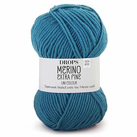 DROPS Merino Extra Fine Uni Colour - 28 de noordzee - Wol & Garen