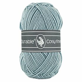 Durable Cosy Fine 289 blue grey / grijsblauw - Katoen/Acryl Garen