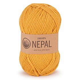 DROPS Nepal Uni Colour - 2923 oker - Wol & Garen - GD0049