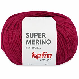 Katia Super Merino - 30 framboosrood - Wol/Acryl Garen