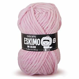 DROPS Snow / Eskimo Uni Colour - 30 pastelroze - Wol & Garen