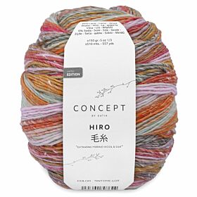 Katia Concept Hiro 303 bloemenzee - Merino Zijde Garen