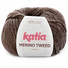 Katia Merino Tweed 303 bruin - Merinogaren