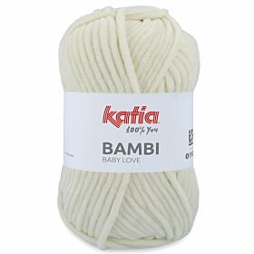 Katia Bambi 305 ecru / gebroken wit / creme - Chenille Garen