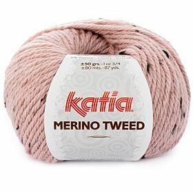 Katia Merino Tweed 312 lichtroze - Merinogaren