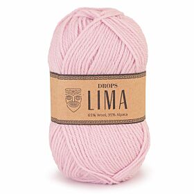 DROPS Lima Uni Colour - 3145 poederroze - Wol & Garen