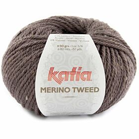 Katia Merino Tweed 16 aubergine - Merinogaren