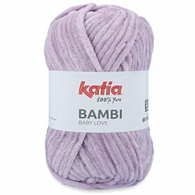 Katia Bambi 316 licht lila - Chenille Garen