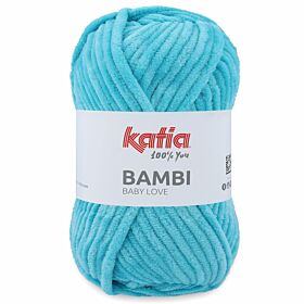 Katia Bambi 317 turquoise - Chenille Garen