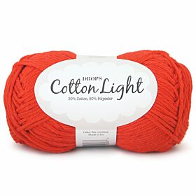 DROPS Cotton Light Uni Colour - 32 rood - Katoen/Polyester Garen