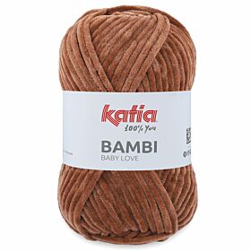 Katia Bambi 330 bruin - Chenille Garen