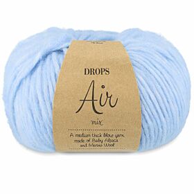 DROPS Air 36 lichtblauw / hemelsblauw (mix) - alpacawol garen