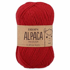 DROPS Alpaca 3620 rood (Uni Colour) - Wol Garen