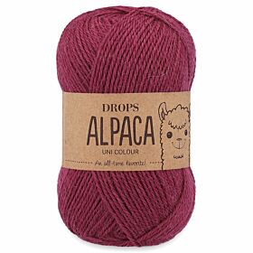 DROPS Alpaca 3770 framboos (Uni Colour) - Wol Garen
