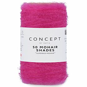 Katia Concept 50 Mohair Shades - 38 fuchsia - Mohair Garen