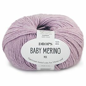 Drops Baby Merino 39 paarse orchidee / heide (Mix) - Wol Garen