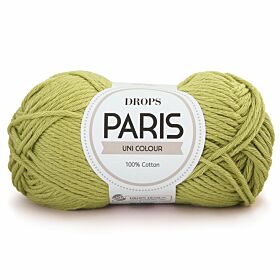 DROPS Paris Uni Colour - 39 wasabi / pistache - Katoen Garen