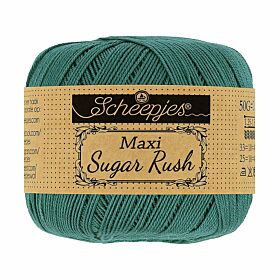 Scheepjes Maxi Sugar Rush 391 deep ocean green - Katoen Garen