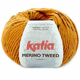 Katia Merino Tweed 411 geel - Merinogaren