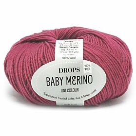 DROPS Baby Merino Uni Colour - Wol & Breigaren - GD0015-41 pruim
