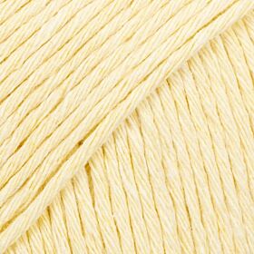 DROPS Cotton Light 42 vanillegeel / lichtgeel (Uni Colour) - Katoen/Polyester Garen