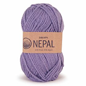 DROPS Nepal Uni Colour - 4311 grijspaars - Wol & Breigaren - GD0049