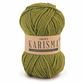 DROPS Karisma Uni Colour - 45 licht olijfgroen - Wol & Garen
