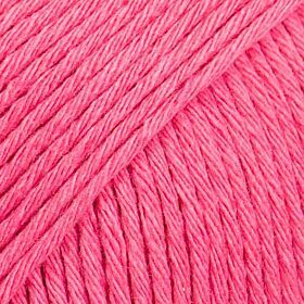 Drops Cotton Light 45 roze flamingo / pink / felroze (Uni Colour) - katoengaren