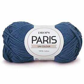 DROPS Paris Uni Colour - 48 petroleumblauw - Katoen Garen