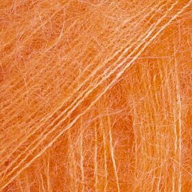 Drops Kid-Silk 49 elektrisch oranje (Uni Colour) - Mohairwol