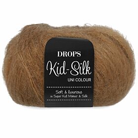 Drops Kid-Silk 51 toffee bruin (Uni Colour) - mohair super kid wol 