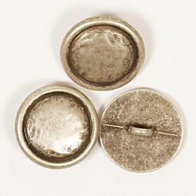 Drops Blinde Knoop Zilver Nr 529 - 20mm - Metalen Knopen