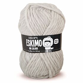 DROPS Snow / Eskimo Uni Colour - 53 lichtgrijs - Wol & Garen