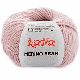 Katia Merino Aran 53 poederroze - Merinogaren