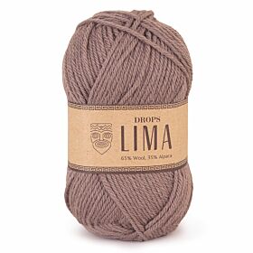 DROPS Lima Uni Colour - 5310 taupe / lichtbruin - Wol & Garen