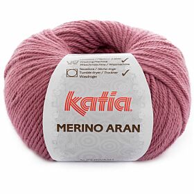 Katia Merino Aran 54 oudroze / bleekrood - Merinogaren